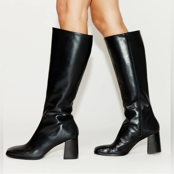 NWT Reformation Nylah Nappa Knee Boot - Picture 4 of 6